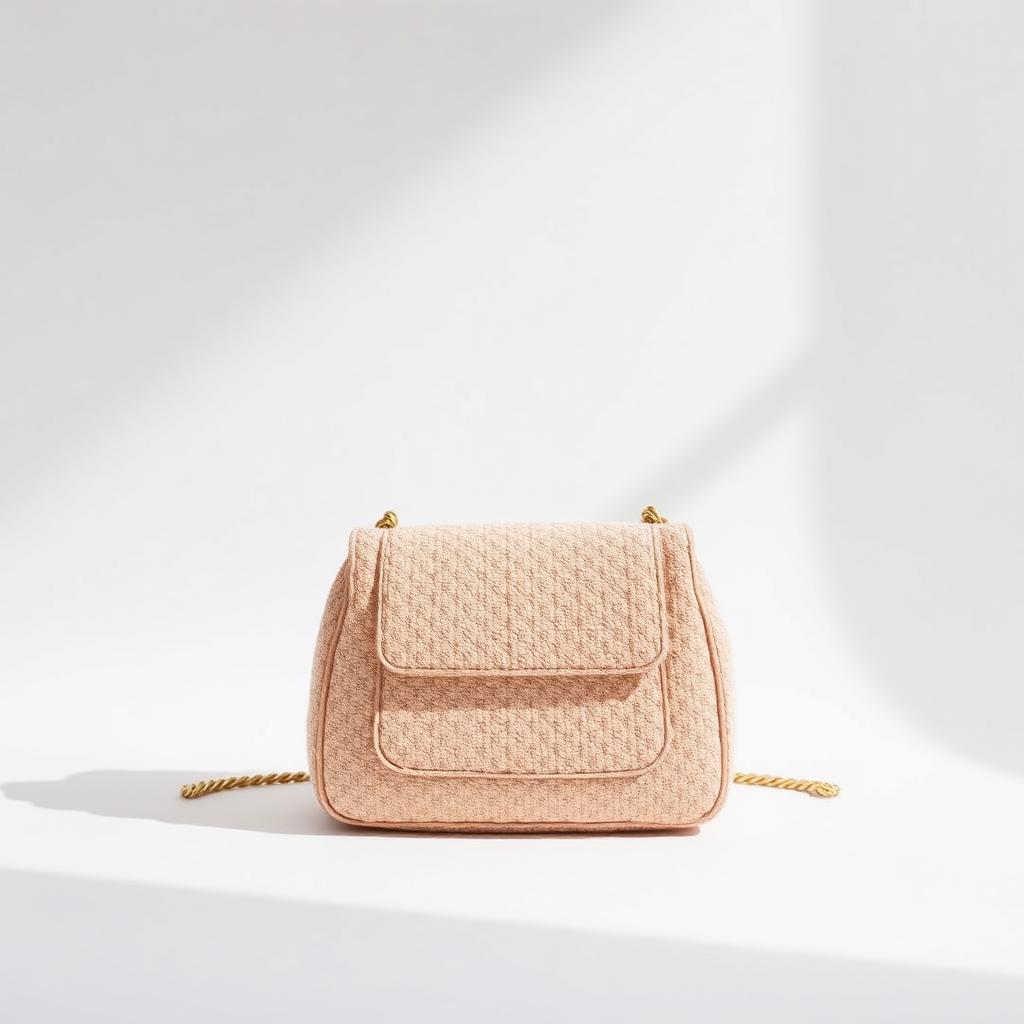Apricot Bouclé Clamshell