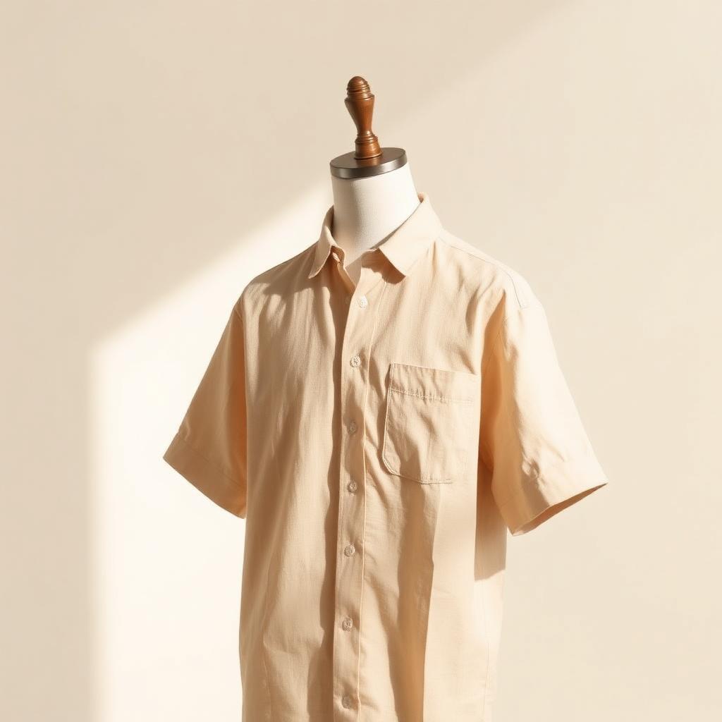 Linen Camp Collar Shirt