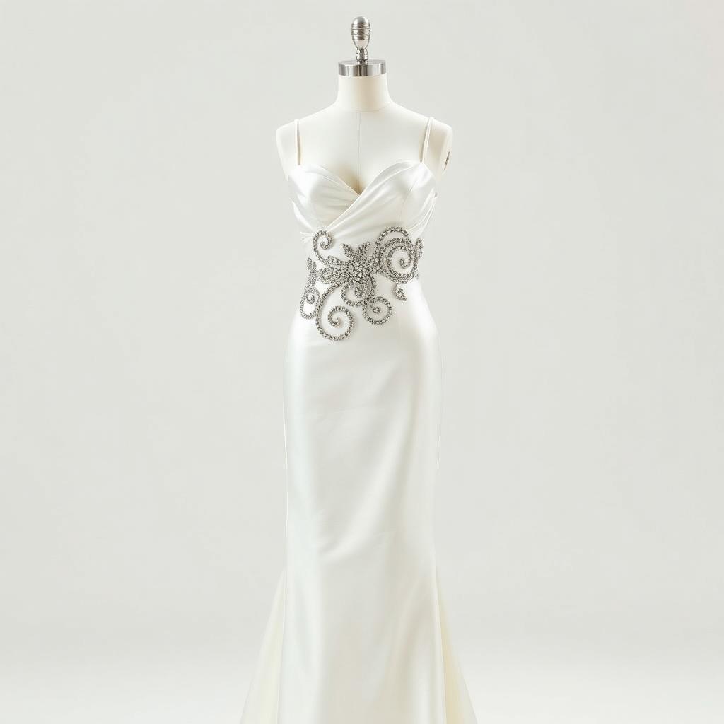 Aurelia Crystal Swirl Gown