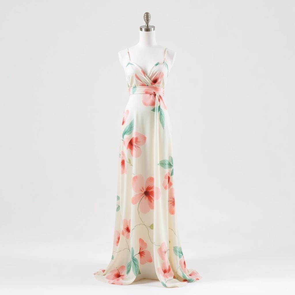 Aquarelle Bias Gown