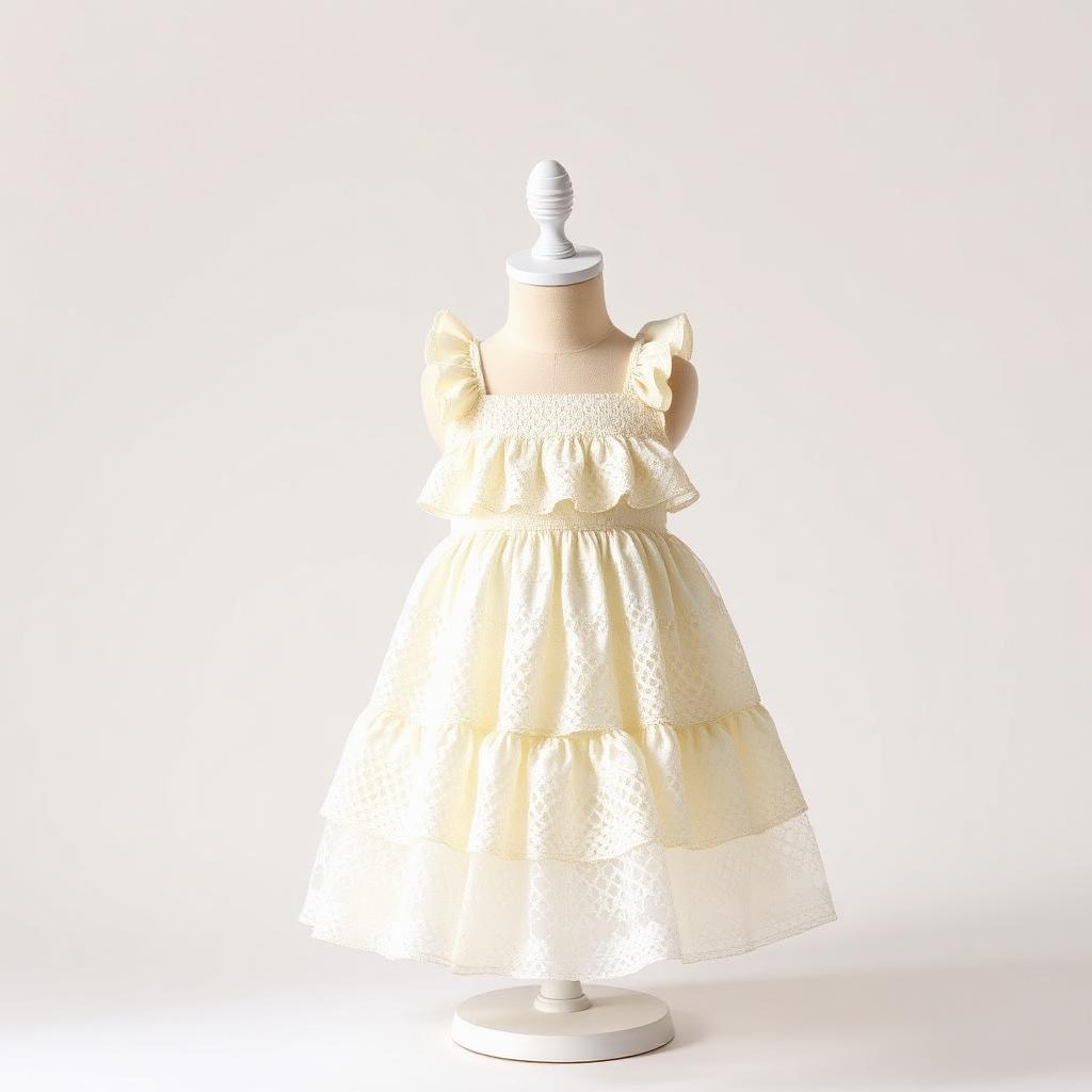 Eyelet Tier Party Dress