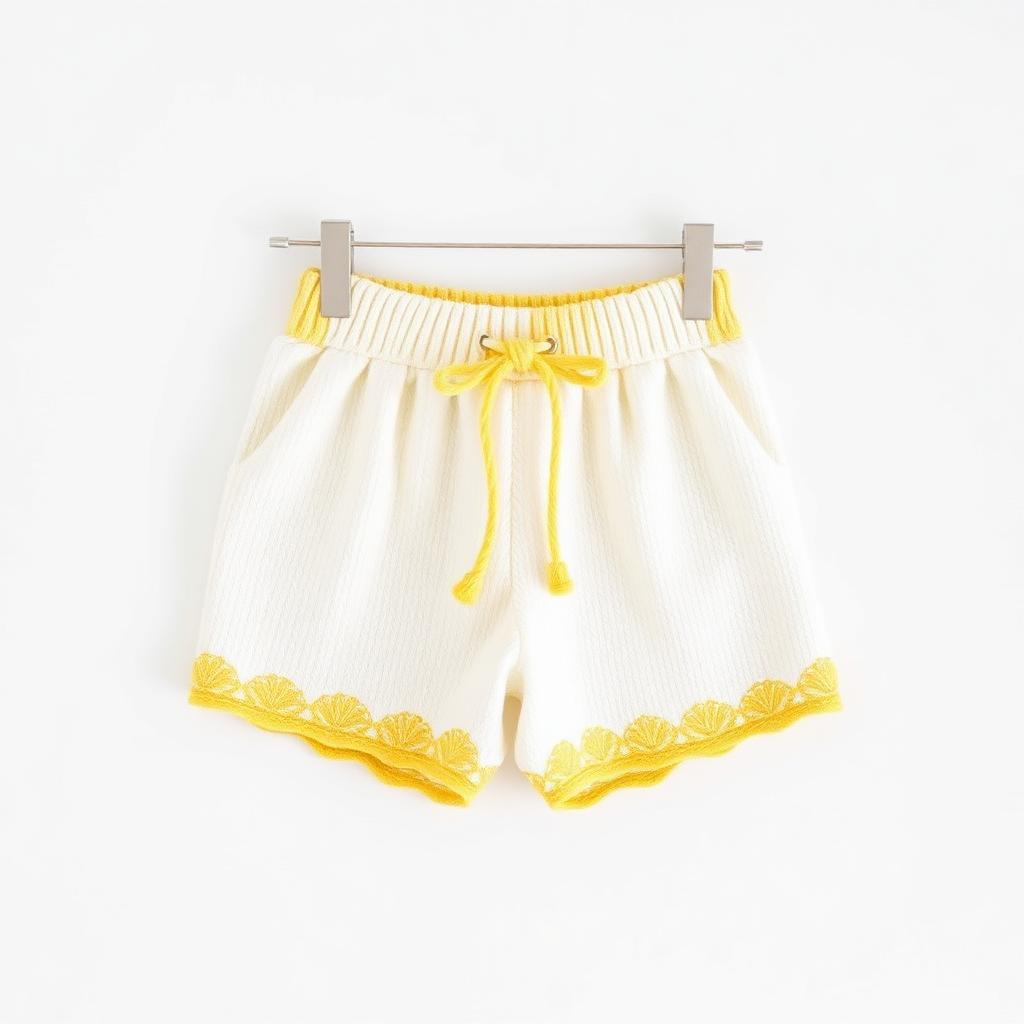Scallop Knit Short