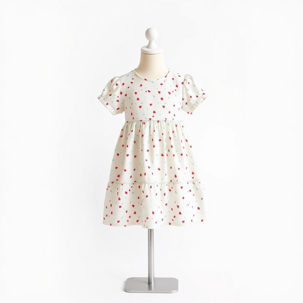 Heart Confetti Tiered Dress