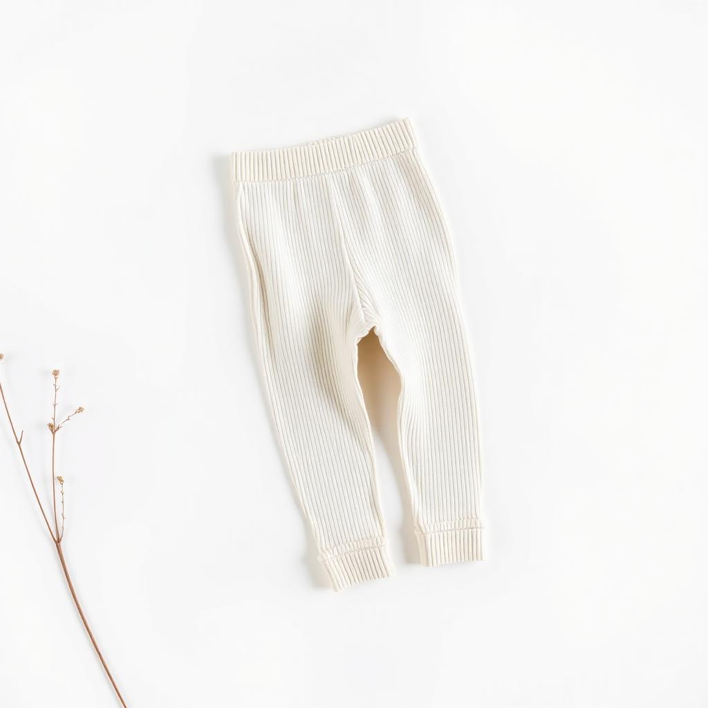 Ribbed Cotton Leggings