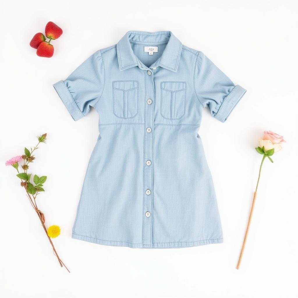 Chambray Shirt Dress