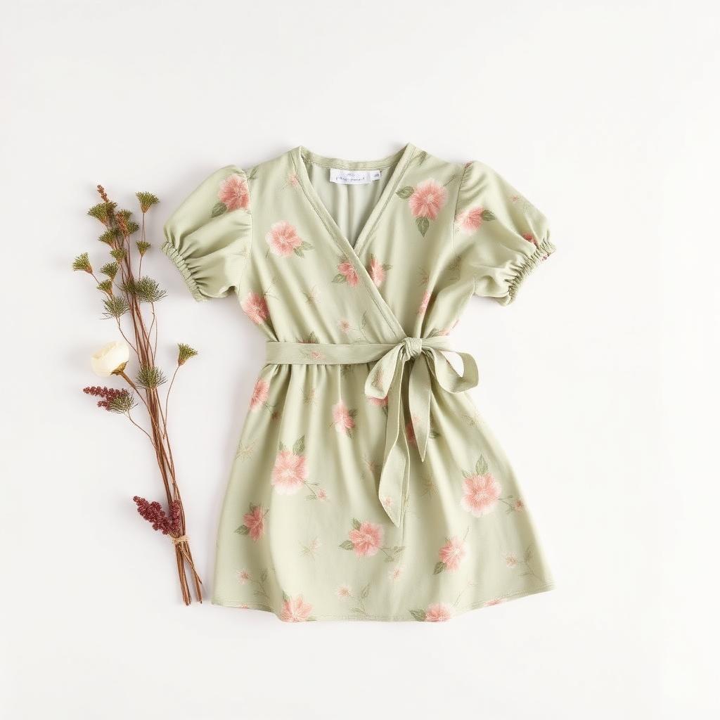 Floral Wrap Dress