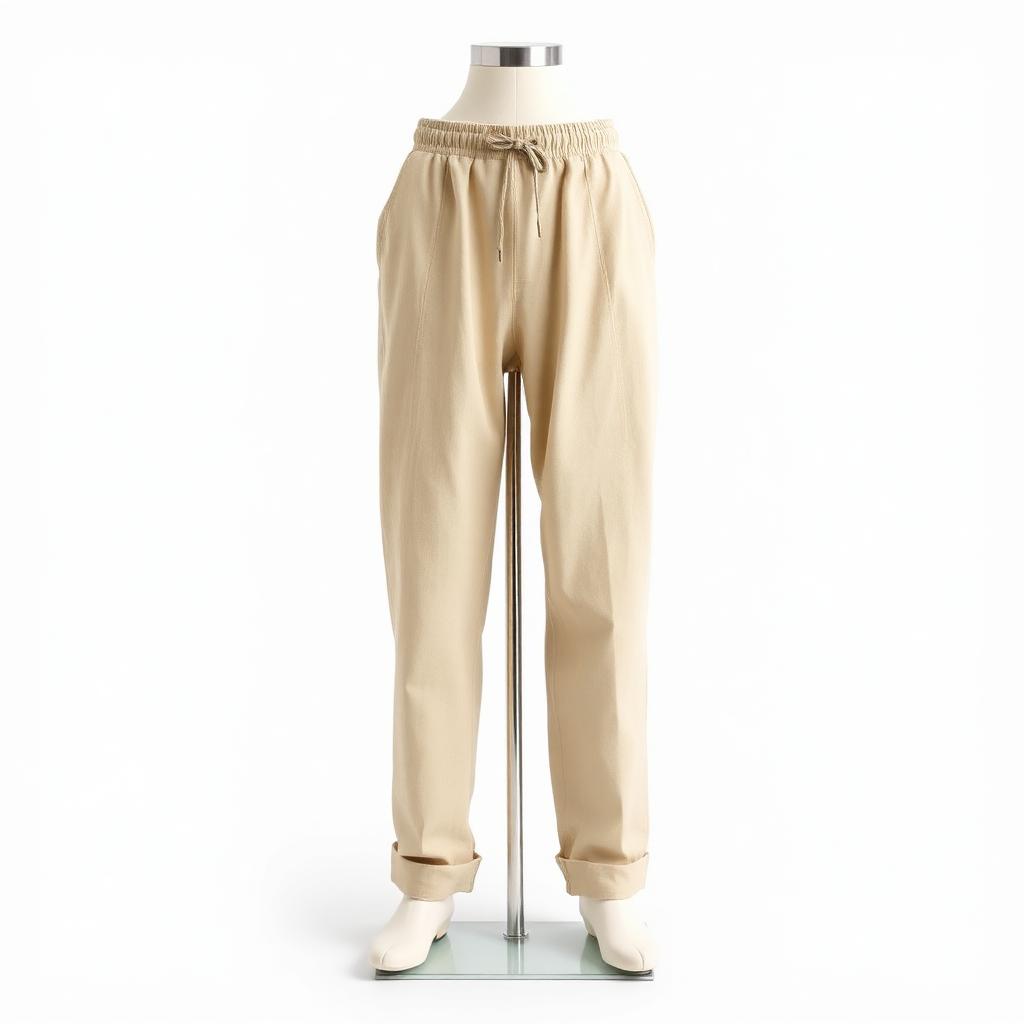 Linen Drawstring Trouser