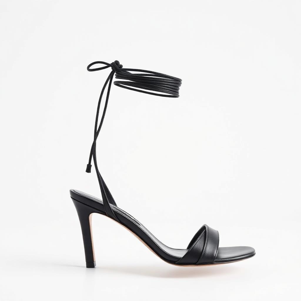 Ankle-Tie Stiletto Sandal