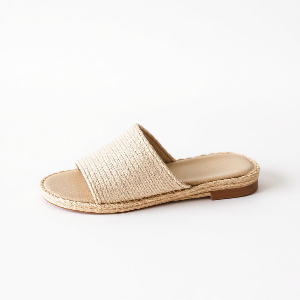 Raffia Flat Slide